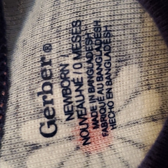 Carter's/Gerber Infant Girl's One Piece Bodysuits Size NB Set of 6 - Picture 9 of 13